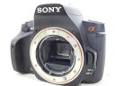 【中古】 SONY α230 DSLR-A230 デジタル一眼レフカメラ ボディ 充電器付 K2591323