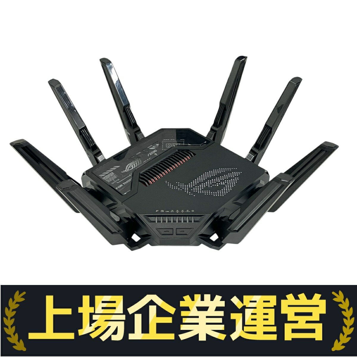 【中古】 ASUS ROG RAPTURE GT-BE98 ゲーミングルーター Wi-Fi 7 無線LAN T10263645
