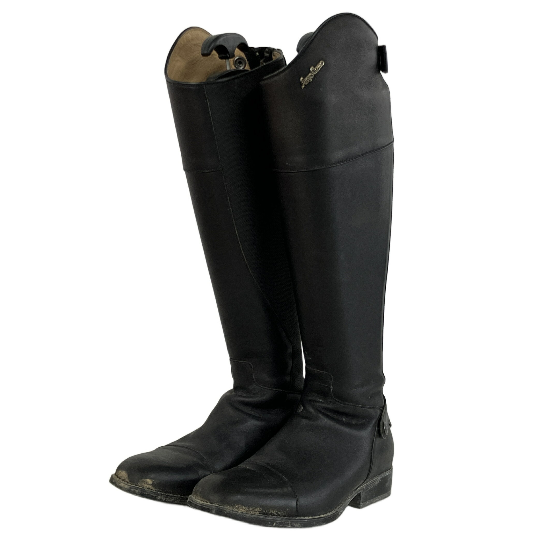 【中古】 Sergio Grasso 乗馬ブーツ 約 23.5cm 37 ソフトケース付き セルジオグラッソ Y10617745