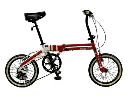 【中古】 【動作保証】 DOPPELGANGER 106 URBAN FLAMINGO 外装6段 16インチ 折り畳み 自転車 T8788694