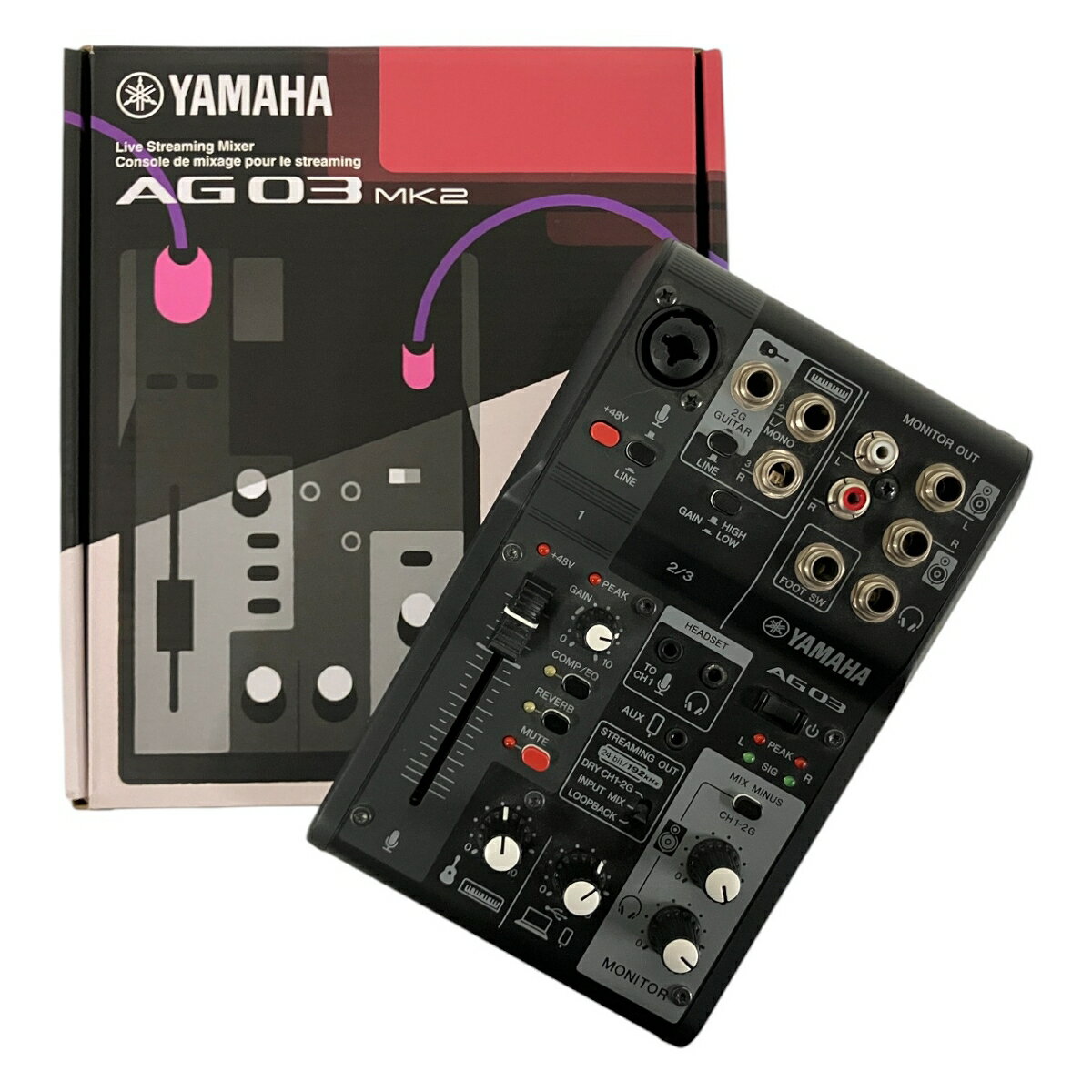 YAMAHA AG03 MK2 ミキサー 未使用 楽天市場】yamaha ag03 mk2の通販