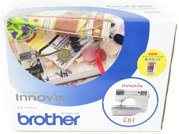 未使用 【中古】 Brother ブラザ- Innovis C61 イノヴィス コンピュターミシン  ...