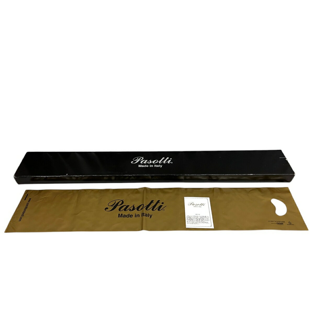 未使用 【中古】PASOTTI パソッティ 傘 雨具 長傘 高級傘 レイングッズ メンズ T9854279