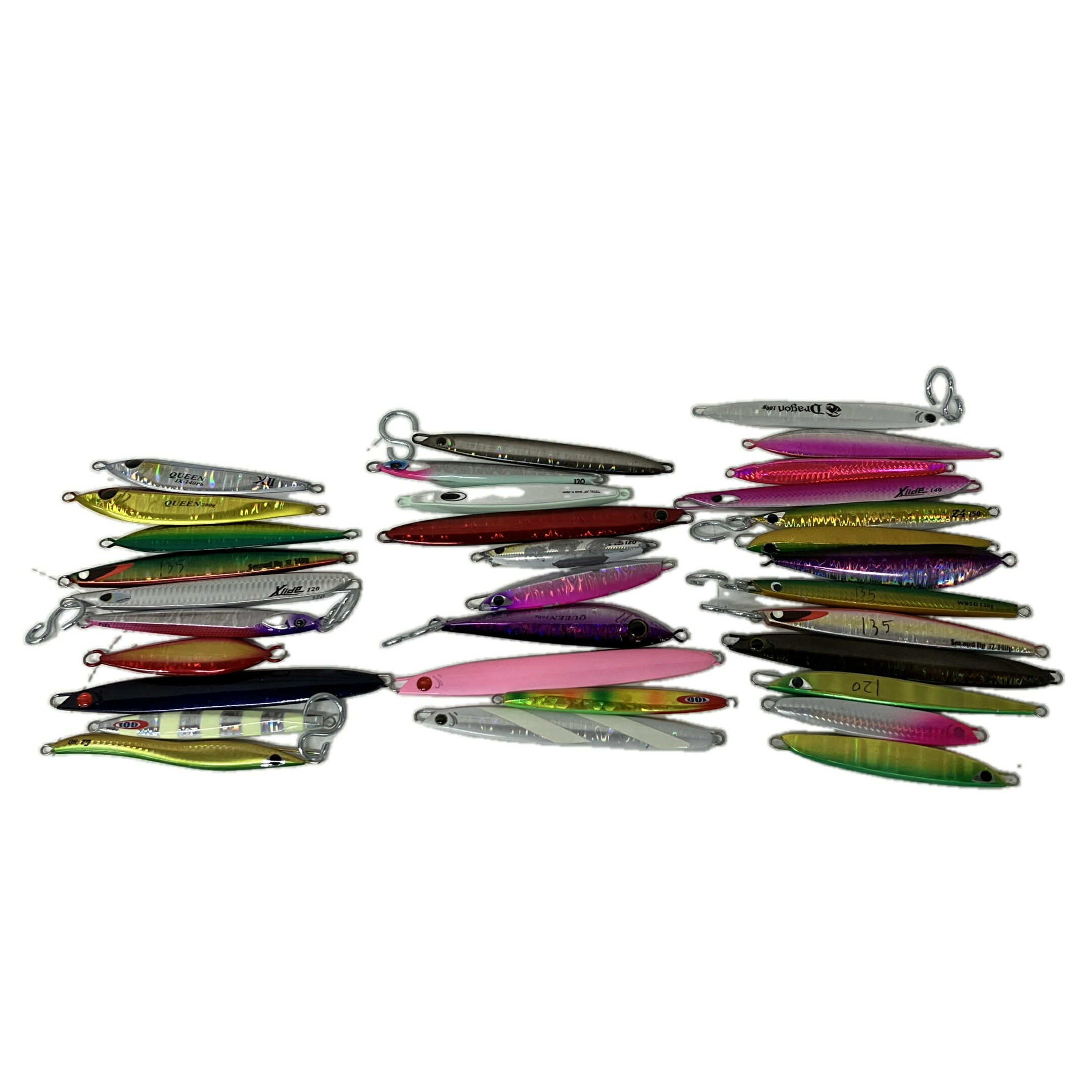 【中古】 ボーズレス OCTAGON 130 Dragon 160g クロスツーQUEEN 160g ほか 計33点セット メタルジグ ルアー 釣具 S10559153