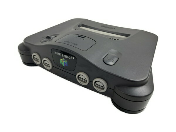 【中古】 任天堂 NUS-001 ニンテンドウ64 Nintendo 64 本体 家庭用ゲーム機 ソフト6本セット N8620302