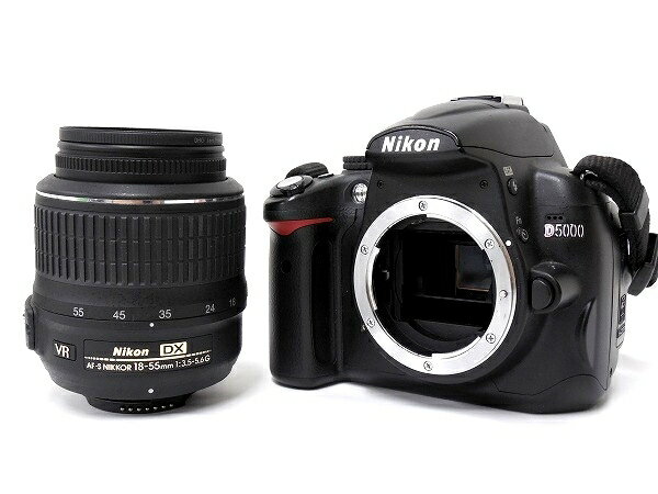 【中古】中古 Nikon D5000 18-55mm レンズキット カメラ 一眼レフ T1863212