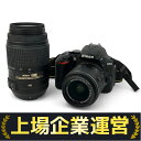 【中古】 Nikon D5500 AF-S DX NIKKOR 18-55mm 3.5-5.6G VR II 55-300mm 4.5-5.6G ED ダブルズームキット ジャンク Z10137492