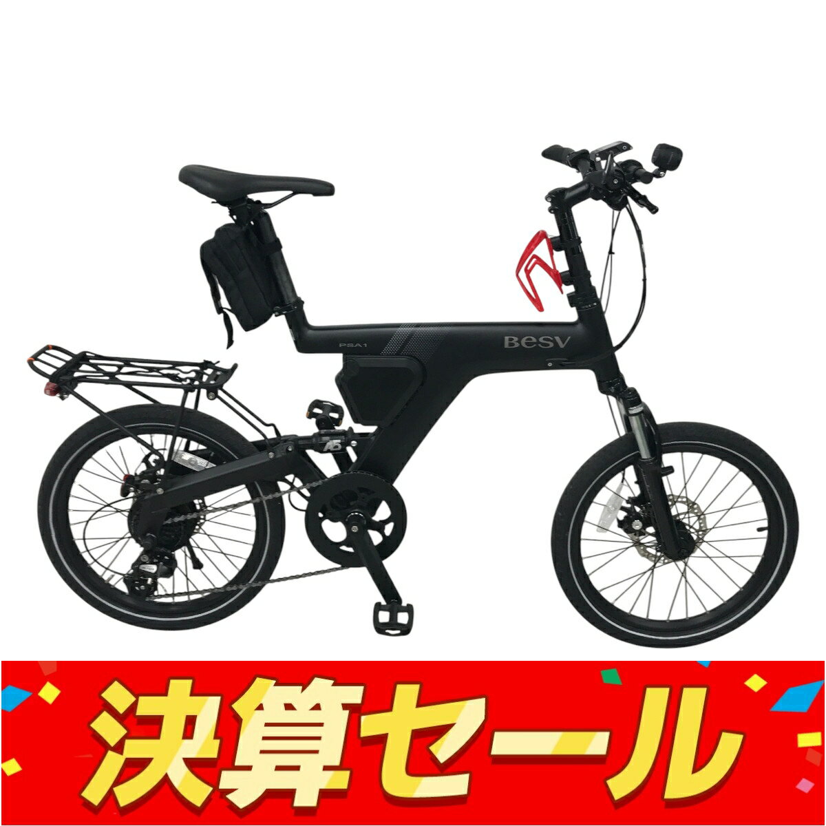 【中古】 BESV PSA1 YTRT06-61 Matte Black 20インチ 電動アシスト 自転車 e-bike ミニベロ 2022年製 良好 【大型】 Y10099138