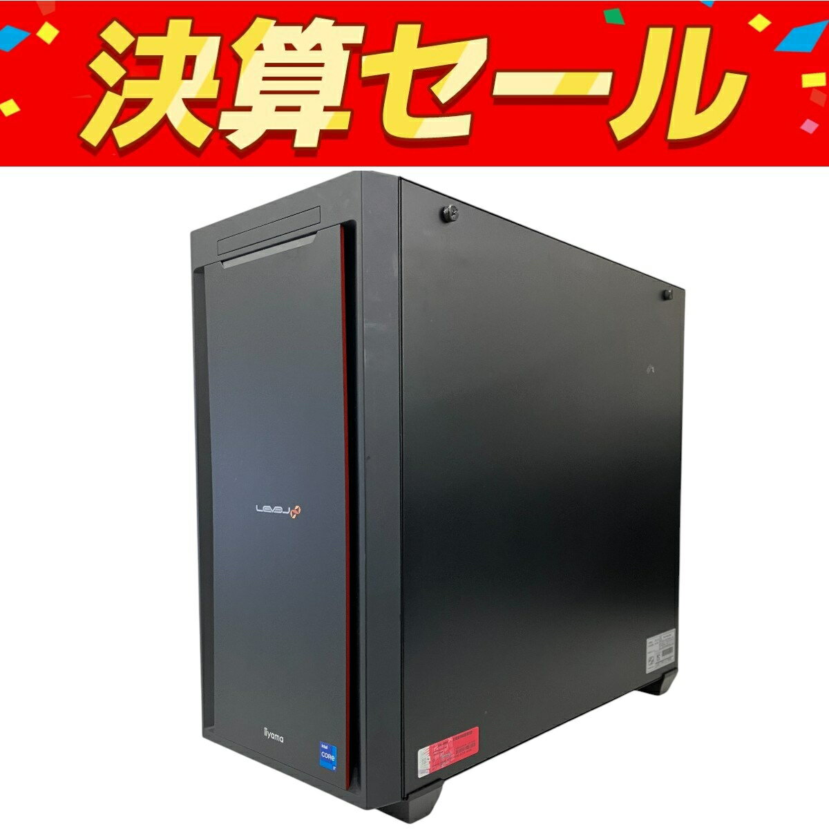 【中古】 ユニットコム iiyama LEVEL∞ ゲーミング デスクトップ パソコン Core i7 12700 16GB SSD 1TB WIN11 RTX 3060 中古 T9912445