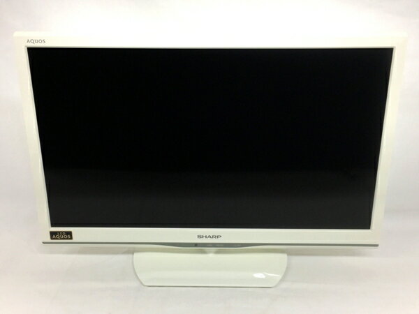 【中古】 SHARP AQUOS LC-24K9 24型 液晶 TV ホワイト 本体 リモコン T2926236