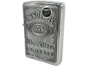 【中古】 Zippo JACKDANIELS OLD NO7 オイル ライター シルバー ジャックダニエル ジッポー 良好 N8371625