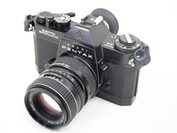 【中古】ASAHI PENTAX ELECTRO SPOTMATIC ES SMC TAKUMAR 1:1.8/55 単焦点 レンズ付 M1948272