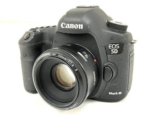 【中古】 【動作保証】Canon EOS 5D Mark III EF 50mm 1:1.8 II デジタル一眼レフカメラ ボディ レンズ キャノン O8816260