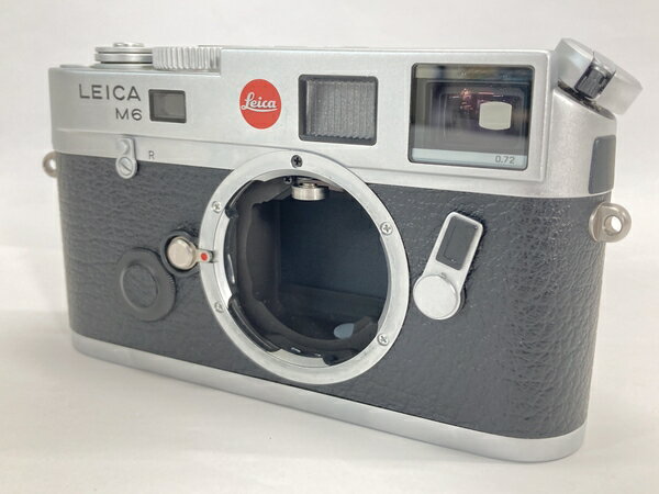【中古】 【動作保証】Leica M6 TTL 0.72 10434 S.N2477458 1999年製 レンジファインダー クローム シルバー ボディ 良好 W8783180
