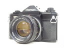 【中古】 Canon EF ボディ ブラック レンズ 付 Canon FD 50mm 1.4 フィルム カメラ M1948520