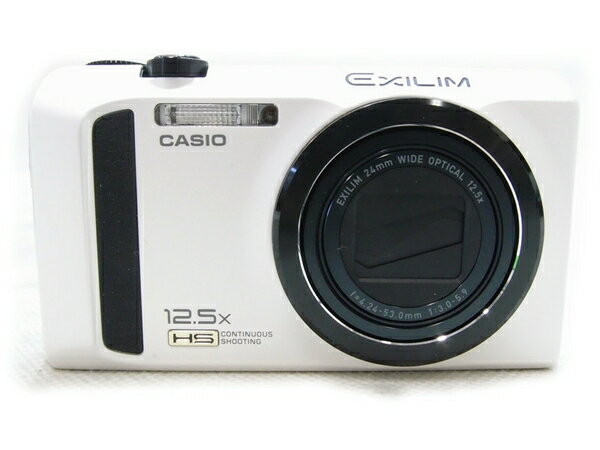 美品 【中古】CASIO カシオ HIGH SPEED EXILIM EX-ZR100 EX-ZR100WE デジタルカメラ コンデジ ホワイト S2230348