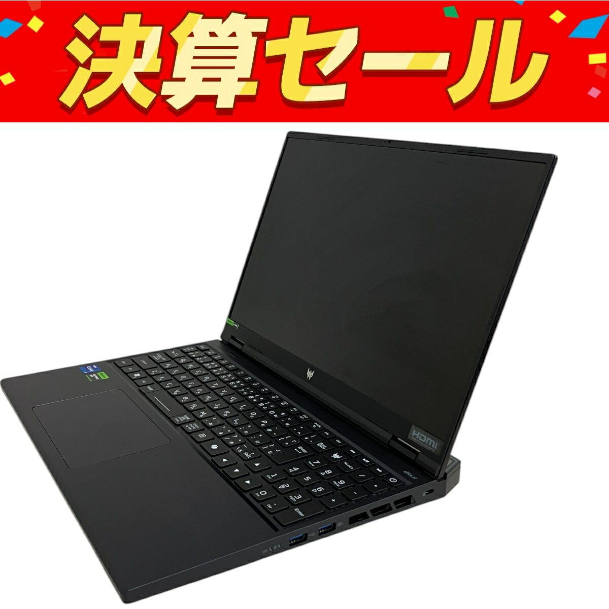 【中古】 Acer Predator PHN16-72 16インチ ノートPC Intel Core i7-14700HX 16GB 1.0TB Win11 中古 T10101876