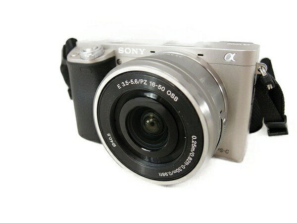 【中古】 中古 SONY α6000 ILCE-6000L 16-50mm パワーズーム レンズキット ミラーレス一眼 シルバー S3228309