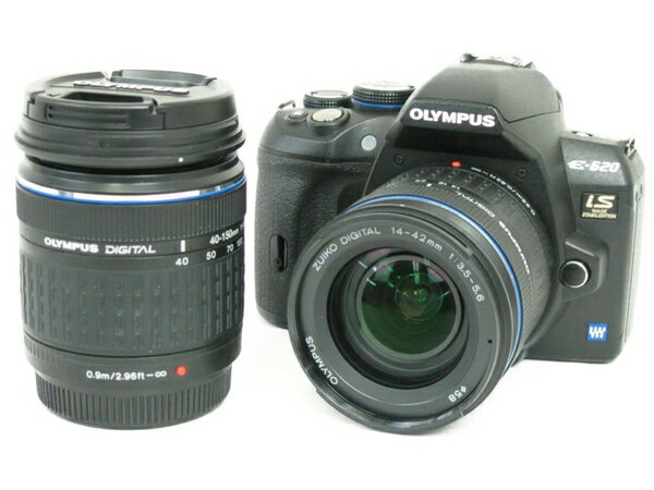 【中古】 OLYMPUS オリンパス E-620 デジタル一眼レフカメラ ズームレンズ2個付き デジイチ N3154144