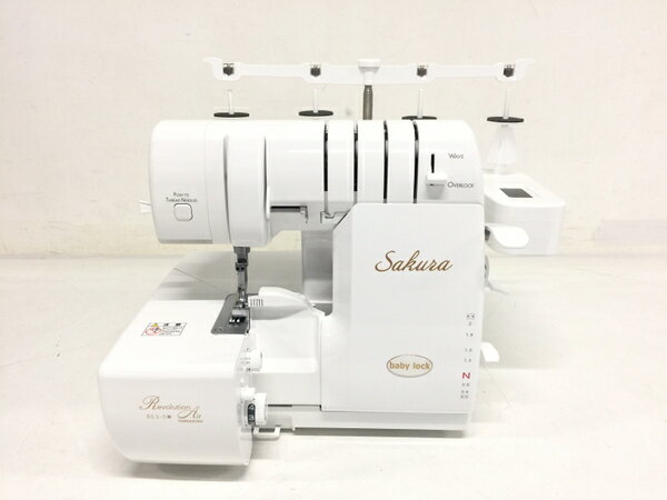 美品 【中古】 babylock ベビーロック Sakura BLS-5 2本針 4本糸 ロックミシン 裁縫 美品 F5009098のサムネイル