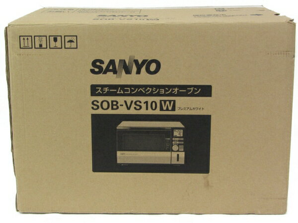 未使用 【中古】 SANYO SOB-VS10 W スチームコンベクション オーブン プレミアムホワ ...