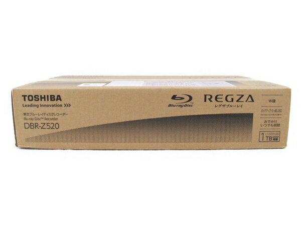 未使用 【中古】 東芝 レグザ DBR-Z520 ブルーレイディスクレコーダー BDレコーダー 1TB W録 N3301650
