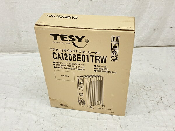 未使用 【中古】 TECY テシー CA1208E01TRW オイルヒーター 家電 未開封 H858 ...