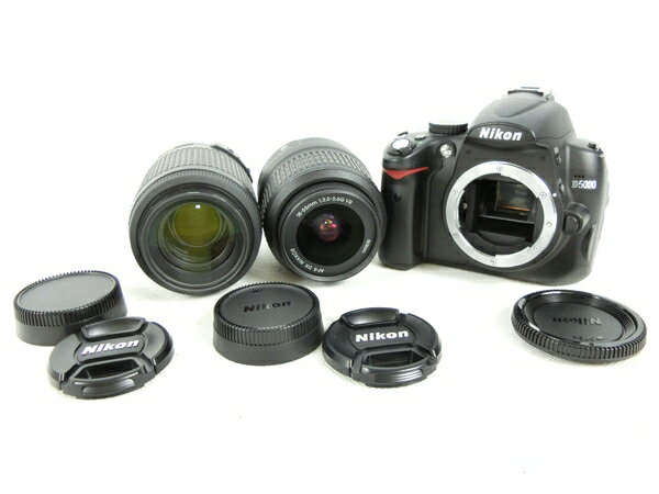 【中古】 Nikon ニコン D5000 ダブルズームキット D5000WZ カメラ デジタル一眼レフ K2521175