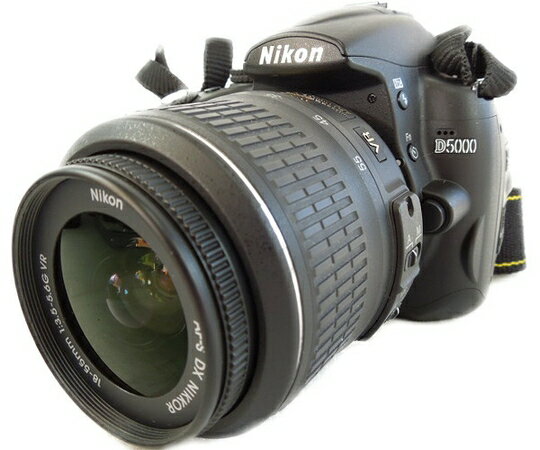 【中古】 Nikon ニコン D5000 レンズキット D5000LK カメラ デジタル一眼レフ ブラック S2543394