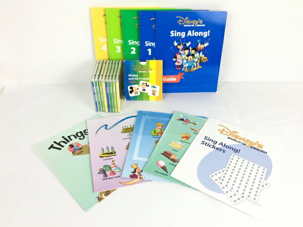 【中古】 DWE ディズニーワールドイングリッシュ シングアロング 未開封品あり ディズニー英語システム 2010年頃 子供 教育 教材 Y6311488のサムネイル