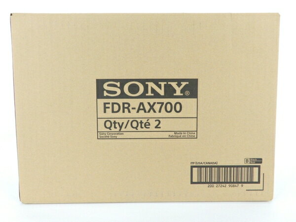 未使用 【中古】 SONY FDR-AX700 ハンディカム デジタル 4K ビデオカメラ レコーダー Y3830199