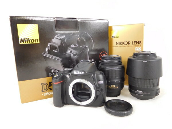 【中古】中古 Nikon 一眼 カメラ D5000 ダブルズーム キット K1928318