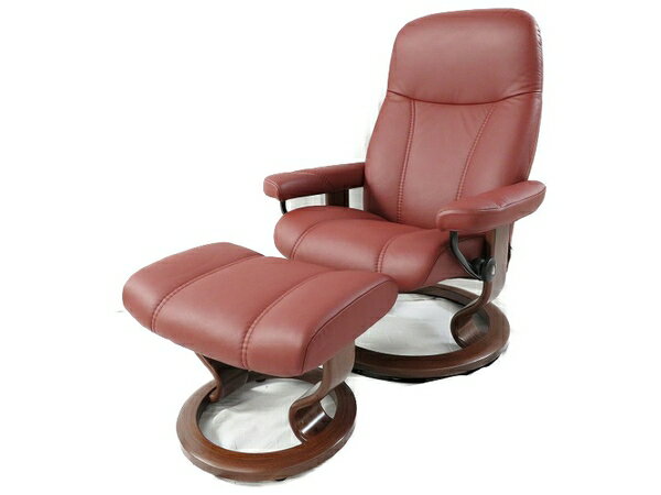 未使用 【中古】 EKORNES エコーネス Stressless ストレスレス チェア オットマン セット コンサルM 家具 インテリア 【大型】 S3509829