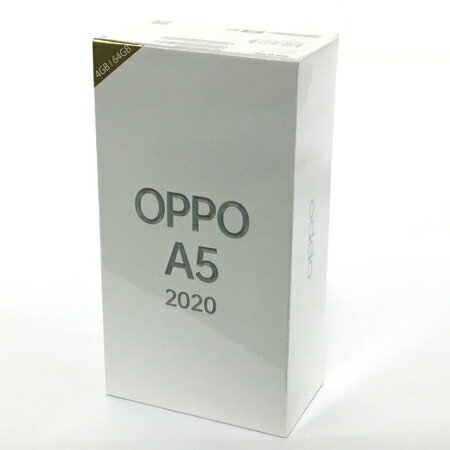 未使用 【中古】 未使用 OPPO A5 2020 スマートフォン CPH1943 4GB / 64GB ブルー スマホ Y5335265