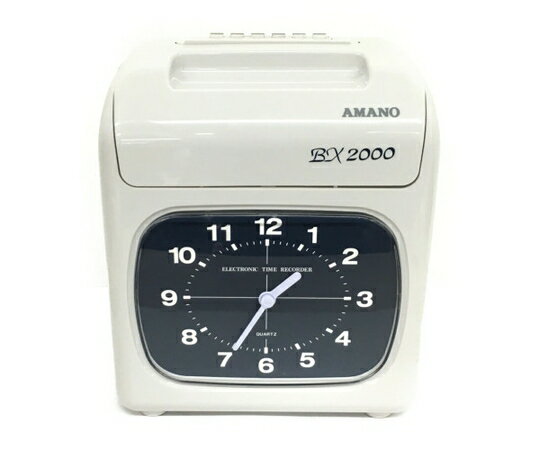 【中古】 アマノ BX2000 タイムレコーダー タイムカード T4198375