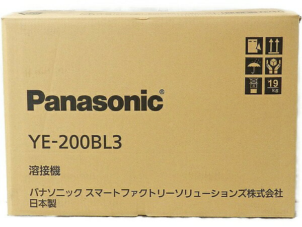 新品 【中古】 Panasonic パナソニック YE-200BL3 フルデジタル 直流 TIG 溶接機 工具 メーカー保証有 S3301099