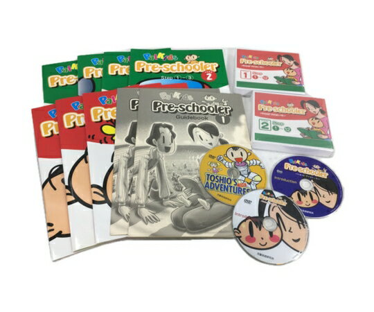 【中古】 七田 児童英語研究所 Palkids Pre-schooler パルキッズ プリスクーラー 幼児 知育 英語 教材 W6120130のサムネイル
