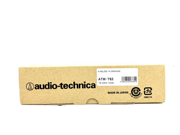 未使用 【中古】 audio-Technica ATW-T63 マイク ワイヤレス カラオケ マイクロホン 音響機器 オーディオテクニカ O6876581