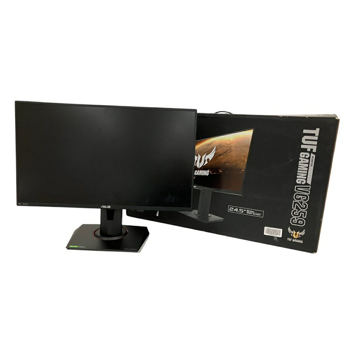 【中古】 ASUS VG259QM 液晶モニター 2022年製 ディスプレイ 家電 中古 訳あり B10631318