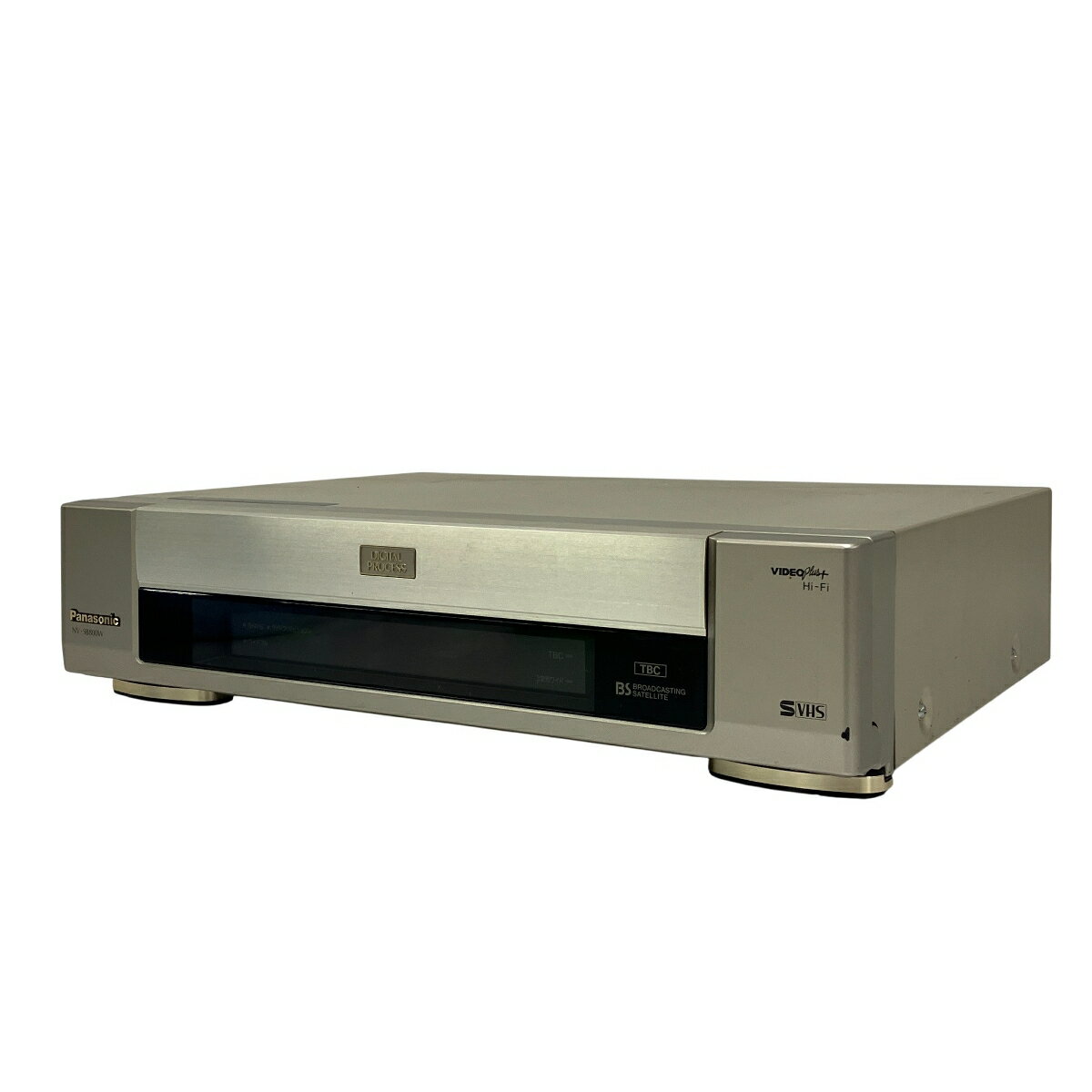 【中古】 【中古】Panasonic ビデオデッキ SVHS NV-SB800W 純正リモコン付き 1997年製 パナソニック 映像機器 家電 T10572548
