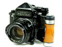 【中古】 ペンタックス ASAHI PENTAX 6×7 ボディ 105mm F2.4 レンズセット グリップ付 カメラ フィルム 一眼 K2901425