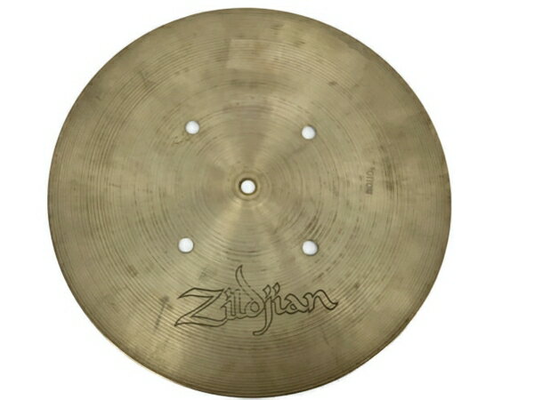 【中古】 ZILDJIAN ジルジャン ハイハット BOTTOM 白抜きロゴ期 約36cm 14インチ シンバル 打楽器 S8601212