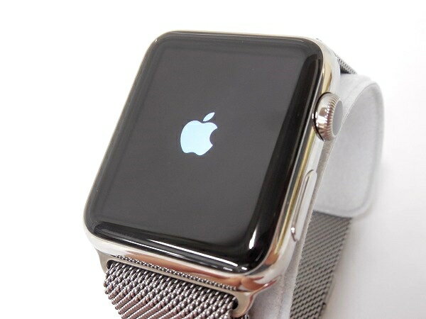 【中古】アップル Apple Watch 42mm MJ3Y2J/A ミラネーゼループ SS ウェアラブル機器 スマートウォッチ T2108272