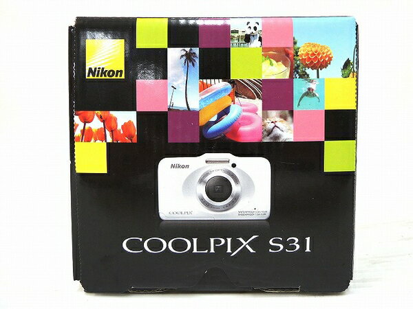 未使用【中古】未使用 Nikon ニコン COOLPIX S31 デジカメ 防水 1014万画素 ピンク O2365062