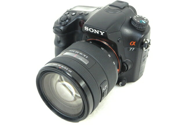 【中古】 SONY α77 SLT-A77V 16-50 F2.8 SSM ズームレンズキット カメラ ミラーレス一眼 M3356506