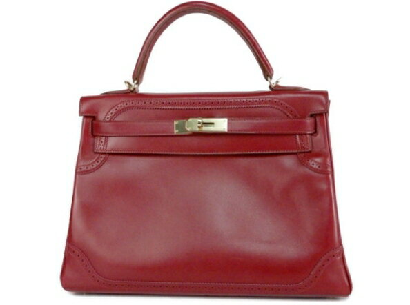 美品 【中古】 エルメス HERMES ケリー 32 ギリーズ ケリーギリーズ ルビー ヴォータデラクト ハンドバッグ O刻印 Y2618071のサムネイル