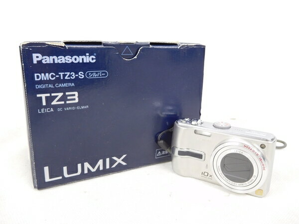 【中古】 Panasonic パナソニック LUMIX TZ30 DMC-TZ3-S デジタルカメラ コンデジ シルバー K1961454