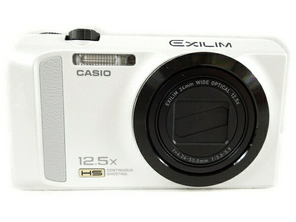 美品 【中古】 CASIO カシオ HIGH SPEED EXILIM EX-ZR200 EX-ZR200WE デジタルカメラ コンデジ ホワイト S2877956