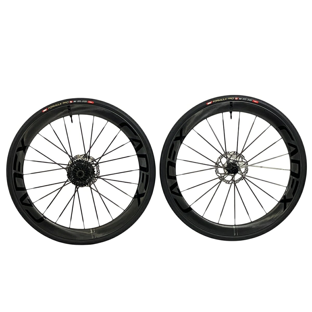【中古】 CADEX 50 Ultra Disc Tubeless カーボン ホイール 前後セット カデックス...
