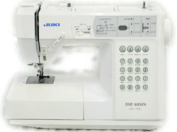 【中古】 JUKI コンピュータミシン HZL-7900 電動 ミシン 家庭用 ジューキ N2891 ...